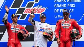 MotoGP Prancis: Dovizioso Ogah Ambil Risiko Kejar Marquez