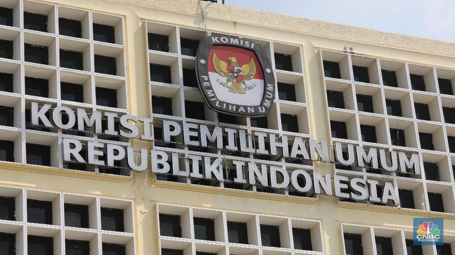 kpu Komisi Pemilhan Umum (CNBC Indonesia/Muhammad Sabki)