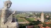 Pagoda Khai Nguyen adalah salah satu tempat ibadah yang populer di Vietnam.