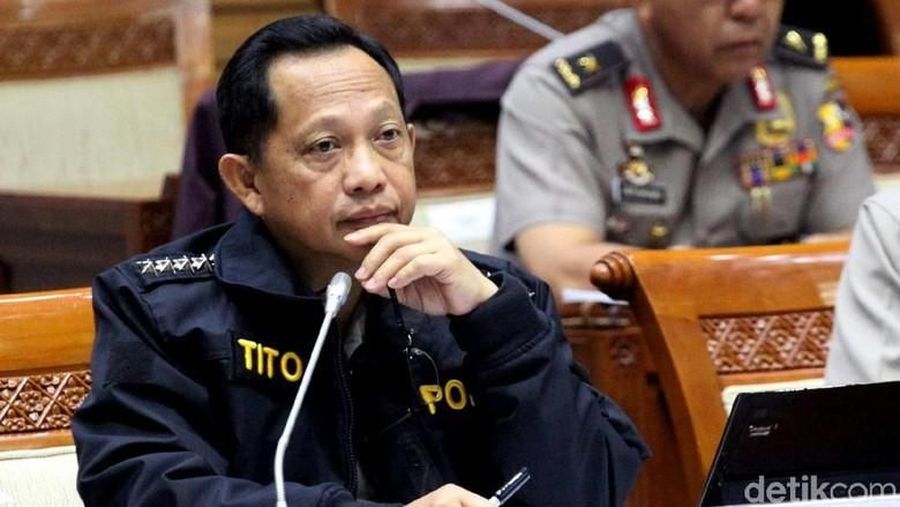 Kapolri angkat bicara perihal keresahan pelaku ekonomi jelang pengumuman hasil rekapitulasi suara nasional oleh KPU 22 Mei 2019.
