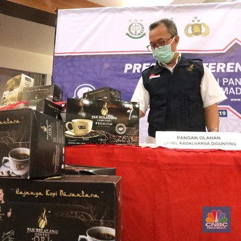 BPOM Sita Ratusan Ribu Kopi Bergambar Ahmad Dhani