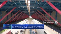 Puncak Arus Mudik, Tol Jakarta-Cikampek Satu Arah