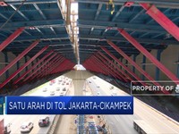 Puncak Arus Mudik, Tol Jakarta-Cikampek Satu Arah