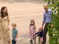 VIDEO: Aksi Gemas Anak-anak Pangeran William-Kate di Taman