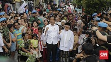 FOTO: Pidato Kemenangan Jokowi di Kampung Deret