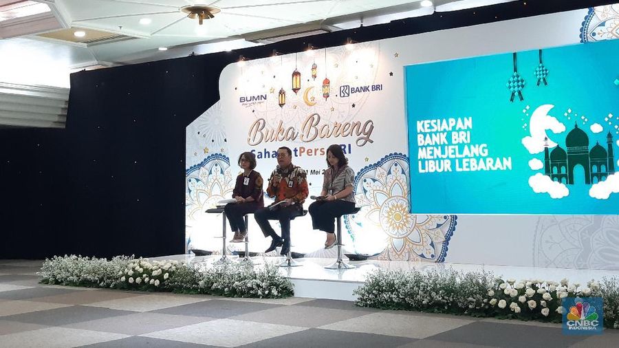 PT Bank Rakyat Indonesia Tbk (BBRI) menyiapkan uang tunai sebesar Rp 48,2 triliun selama libur lebaran tahun ini.