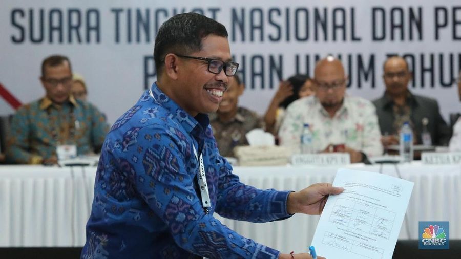 Hasil rekapitulasi Komisi Pemilihan Umum atas hasil Pilpres 2019