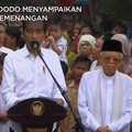 VIDEO: Pidato Kemenangan Jokowi- Ma'ruf di Hadapan Emak-Emak