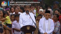 VIDEO: Pidato Kemenangan Jokowi- Ma'ruf di Hadapan Emak-Emak