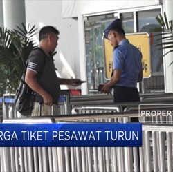 Kemenhub: Tiket Pesawat Mulai Turun