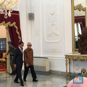 Usai Pidato Kemenangan, Jokowi Terima Megawati & Try Sutrisno