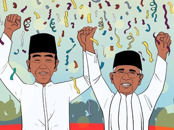 Penuh Percaya Diri, Jokowi Umumkan Kemenangan Pilpres 2019