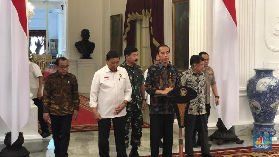 Kepala negara mengatakan tidak akan memberi ruang bagi para perusuh.