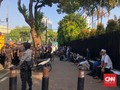 Antisipasi Demo 22 Mei di KPU, Polisi Tutup Jalan Imam Bonjol