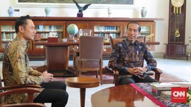 Jokowi Tanya AHY saat Tiba di Istana Bogor: Sendirian?