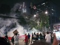 Massa Aksi Bawaslu Lawan Polisi dengan Petasan