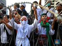 Demo 22 Mei, Ribuan Demonstran Geruduk Bawaslu