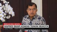 Wapres JK: Kita Harap Semua Masyarakat Tenang