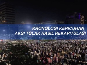 Detik-detik Kericuhan di Tanah Abang dan Sekitarnya