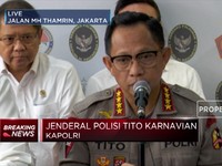 Preskon Kapolri : Kronologis Kerusuhan di Bawaslu