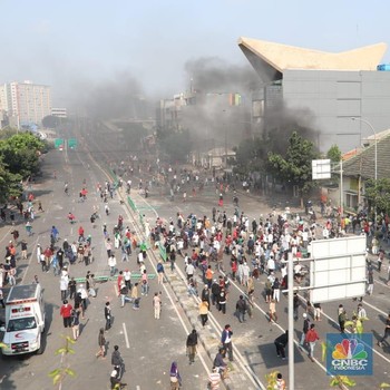 Demo 22 Mei, Ini Situasi Terkini Bentrokan di Tanah Abang
