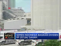 Semen Indonesia Bagikan Dividen Rp 207,64 /Saham