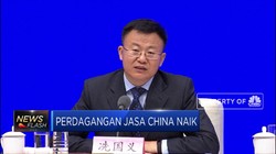 Perdagangan Jasa China Naik