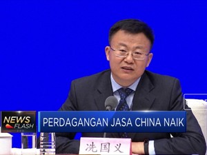 Perdagangan Jasa China Naik