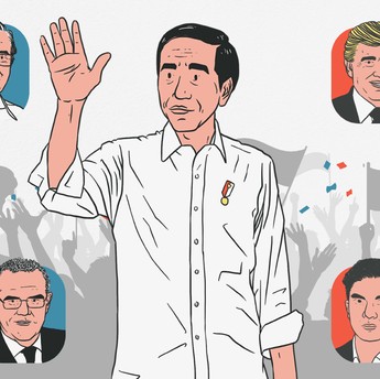 Jadi Presiden Lagi, Jokowi Kebanjiran Ucapan Selamat