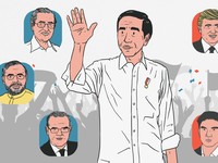 Jadi Presiden Lagi, Jokowi Kebanjiran Ucapan Selamat