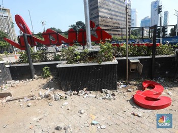 Rusak & Tutup Akibat Demo 22 Mei, Sarinah Merugi Rp 1 M