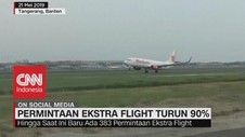 VIDEO: Jelang Mudik, Permintaan Ekstra Flight Turun 90%