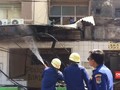 VIDEO: Petugas Padamkan Kebakaran di Pos Polisi Sabang