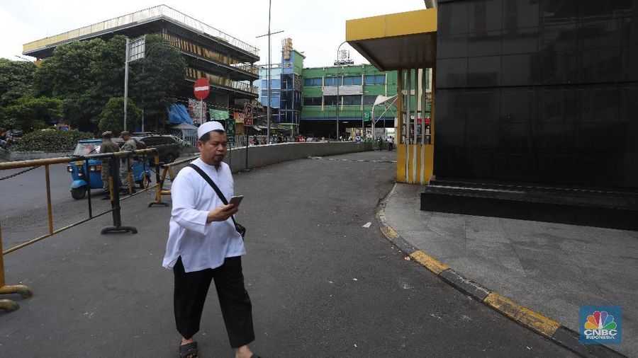 Aktivitas perdagangan di Pasar Tanah Abang, Jakarta Pusat, mulai kembali bergeliat pada Kamis (23/5/2019).