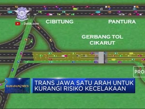 Trans Jawa Satu Arah  Bisa Kurangi Risiko Kecelakaan