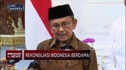 B.J. Habibie Menemui Jokowi di Istana