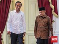 Jokowi Bertemu Habibie di Istana Merdeka
