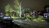 Meski demikian, warga Missouri masih dihantui banjir yang diperkirakan bakal menerjang wilayah mereka menjelang akhir pekan. (Stechshultsy via AP)