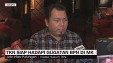 VIDEO: TKN Siap Hadapi Gugatan BPN di MK