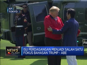 Trump Bertemu Shinzo Abe Bahas Isu Perdagangan
