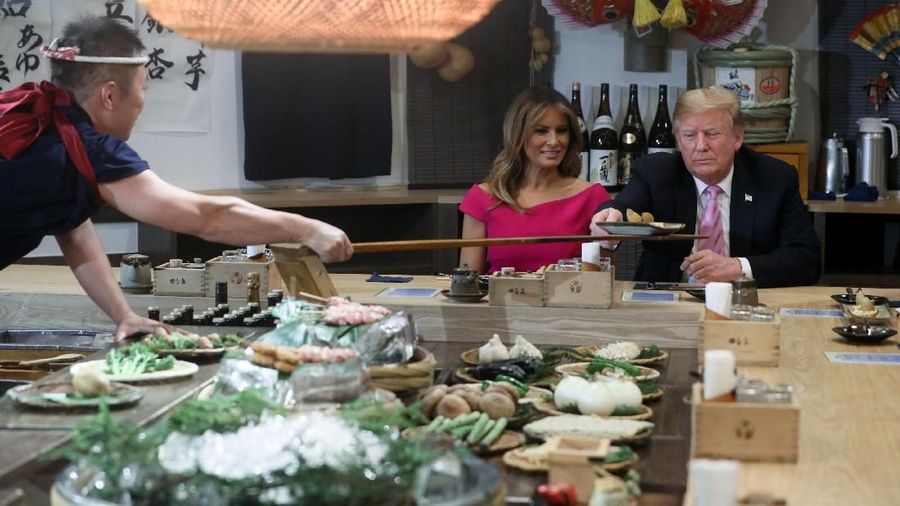 Kunjungan Presiden Trump ke Jepang pada Minggu (26/05) menunjukkan kekuatan hubungan Jepang-AS dan berdiskusi tentang dua negara ini.