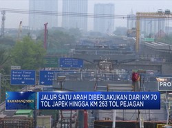 Skema Satu Arah Tol Trans Jawa