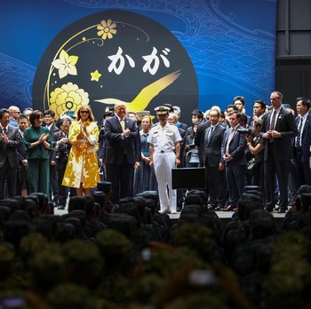 Memorial Day, Trump Kunjungi Pasukan Militer AS di Jepang