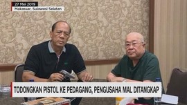 VIDEO: Todongkan Pistol ke Pedagang, Pengusaha Mal Ditangkap