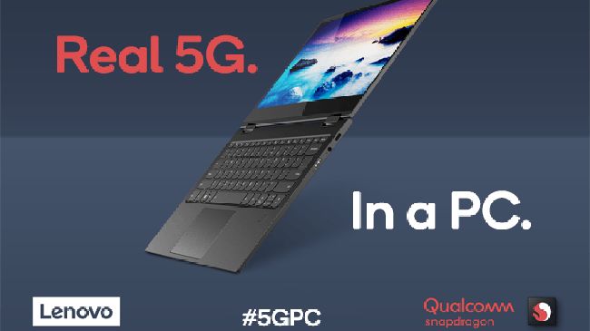 Qualcomm dan Lenovo Kenalkan Laptop 5G Pertama di Dunia