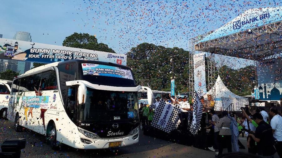 Mudik Bareng BUMN, (CNBC Indonesia/Yuni Astutik)