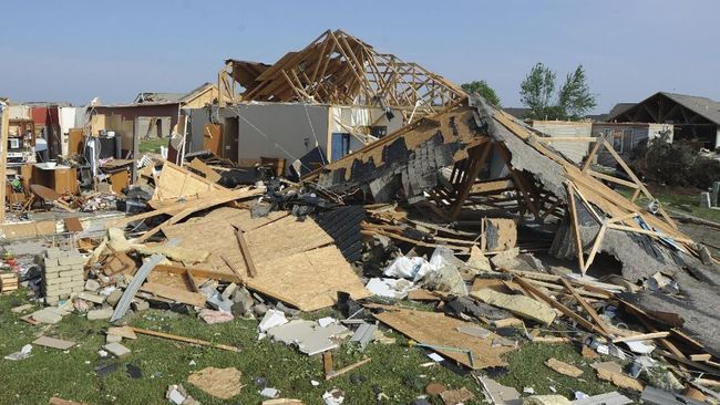 Ohio Porak Poranda Dihantam Tornado, Satu Orang Tewas