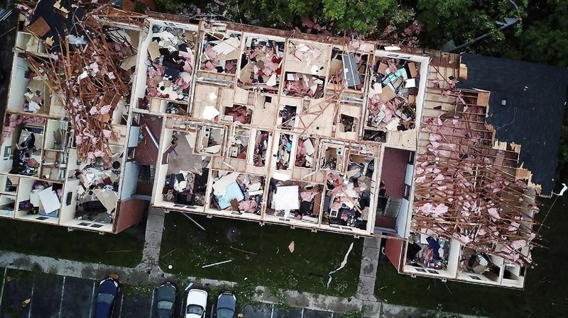 934 laporan tornado sepanjang tahun ini, naik dari rata-rata tahunan 743 tornado yang diamati.