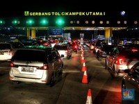 Ini Penampakan Terkini Mudik Lebaran di GT Cikampek Utama