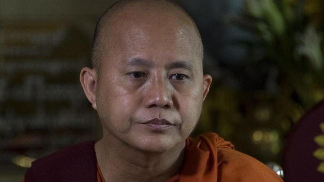 Pendukung Biksu Garis Keras Myanmar Protes Penangkapan